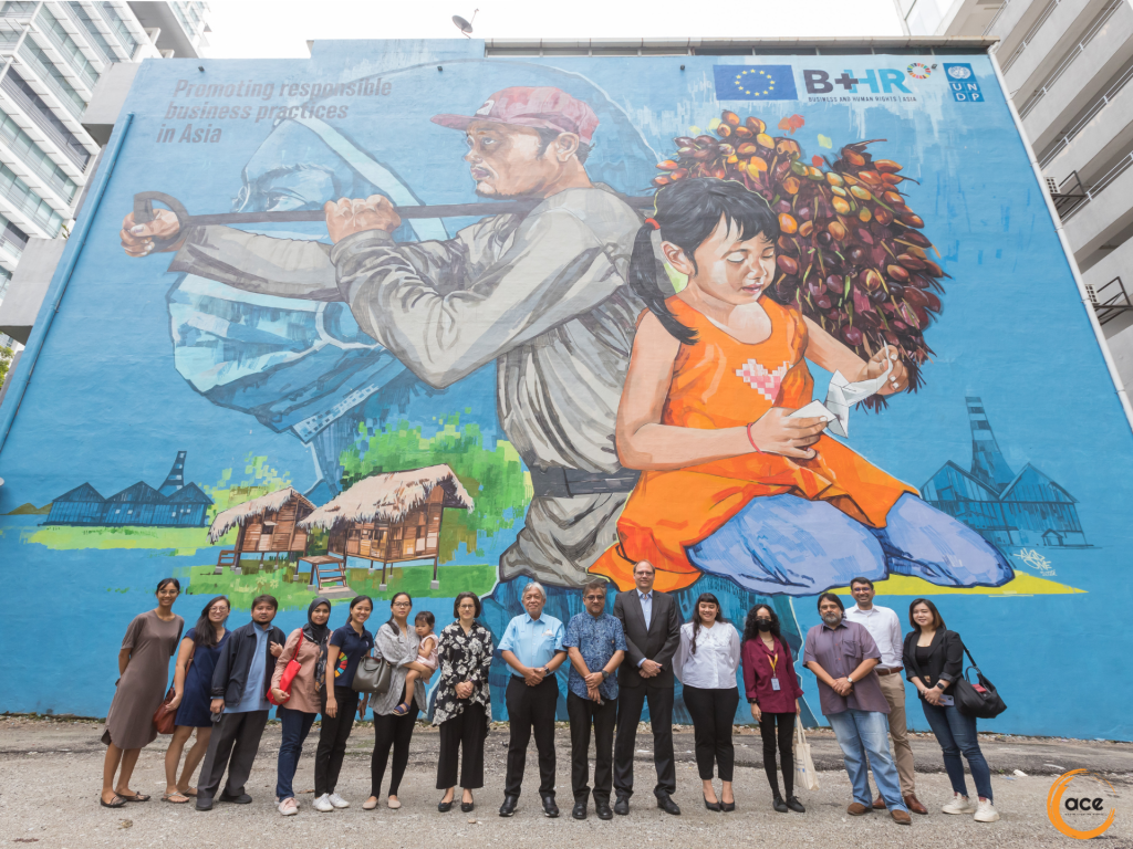 UNDP B+HR Mural Media Launch